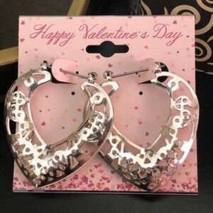 Valentine’s Statement Heart Earrings